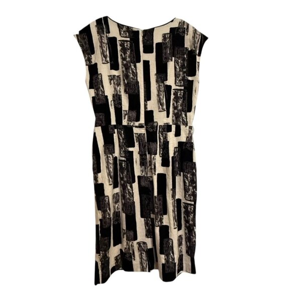 Morgan McFeeters Knee Length Dress SZ 12 Tie Belt not Included Office Chic - Picture 2 of 7